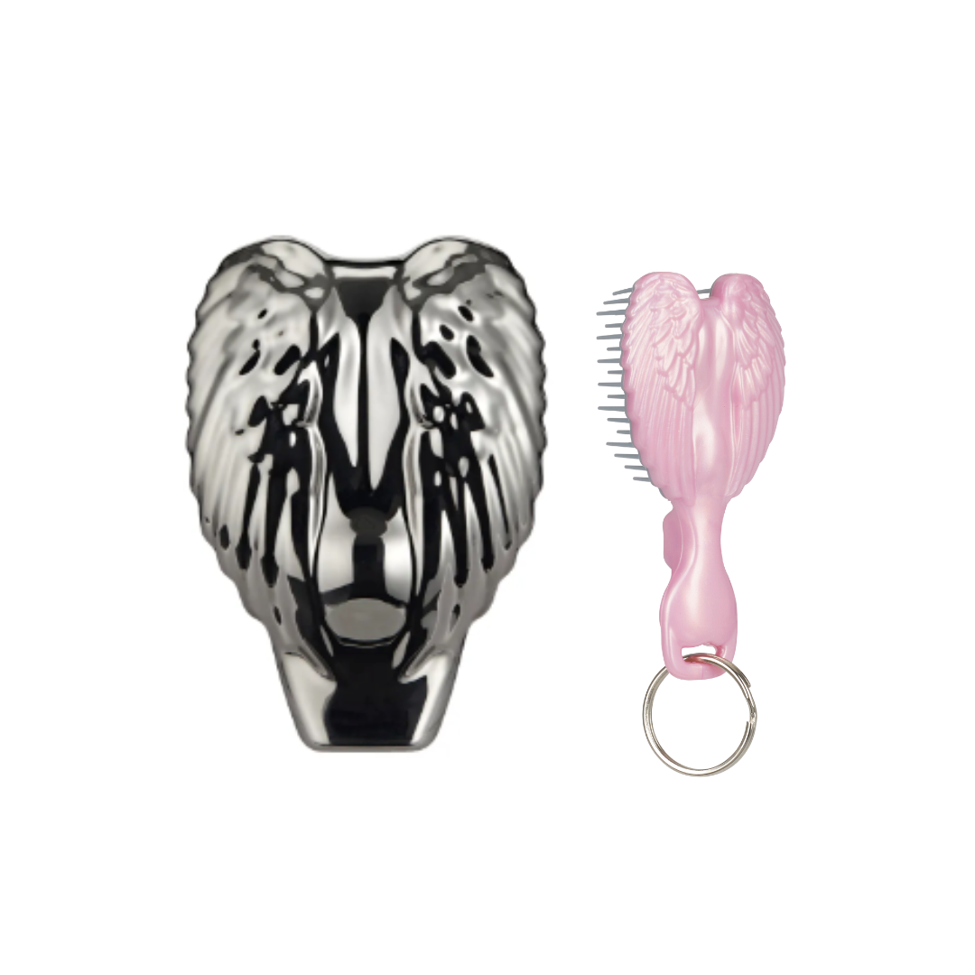 Angel PRO Compact Detangling Brush + Keyring Brush