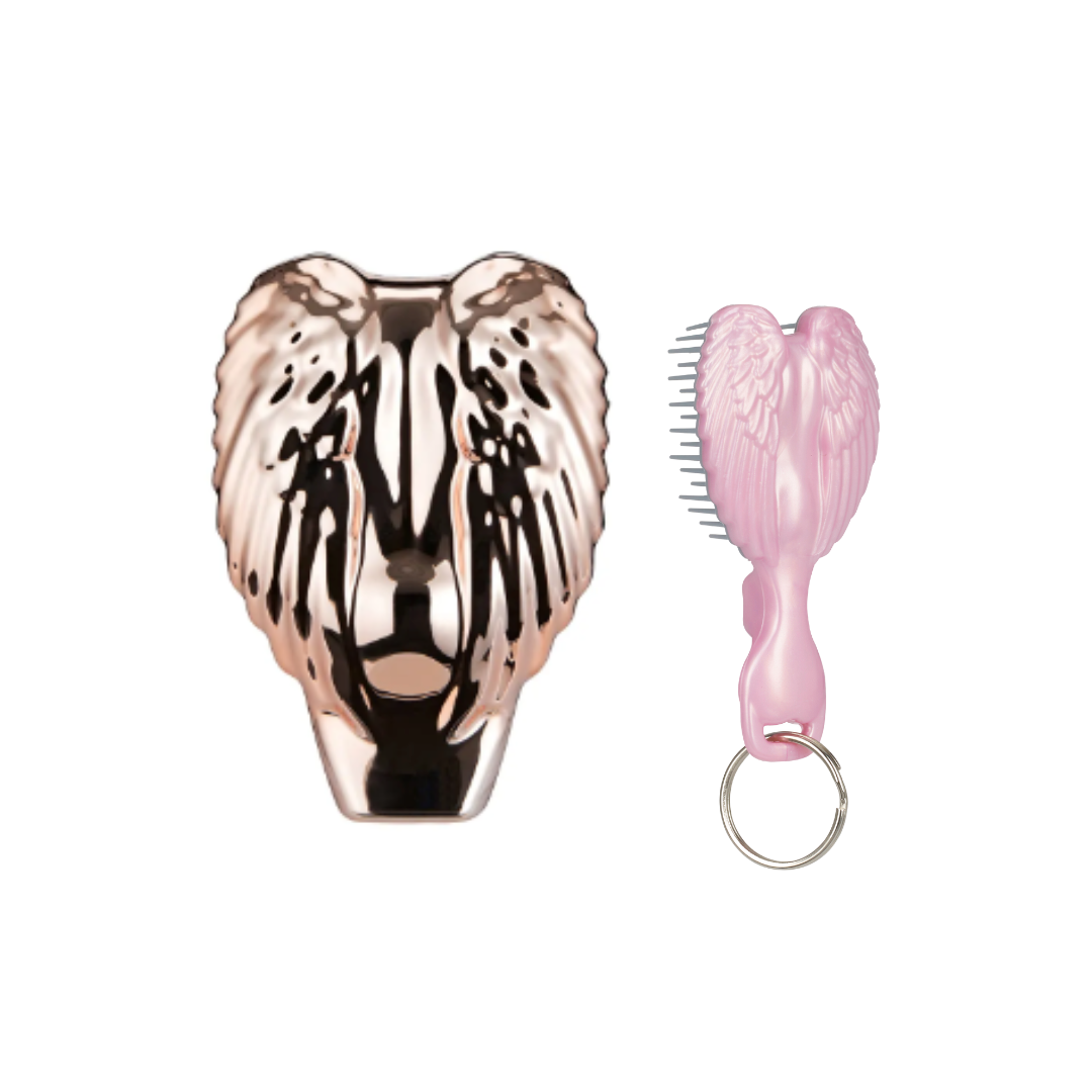 Angel PRO Compact Detangling Brush + Keyring Brush